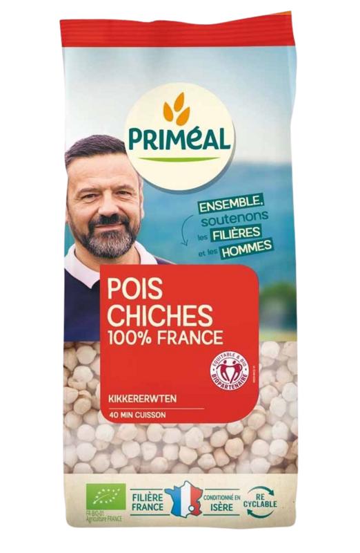 Primeal Kikkererwten uit Frankrijk bio