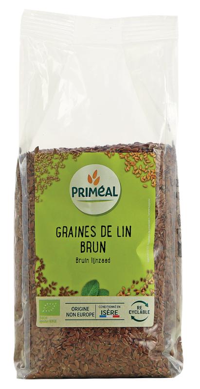 Primeal Lijnzaad bruin bio