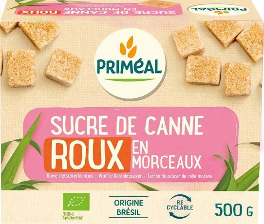 Primeal Bruine rietsuiker klontjes
