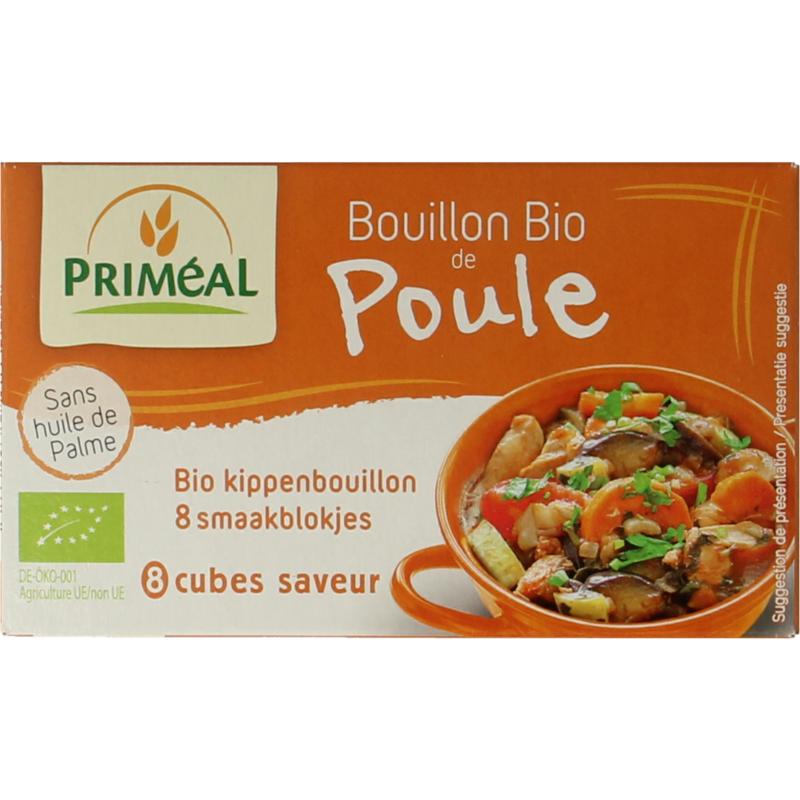 Primeal Kippenbouillon blokjes 10 gram bio